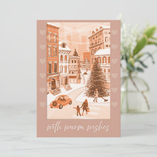 Holiday card Warm wishes