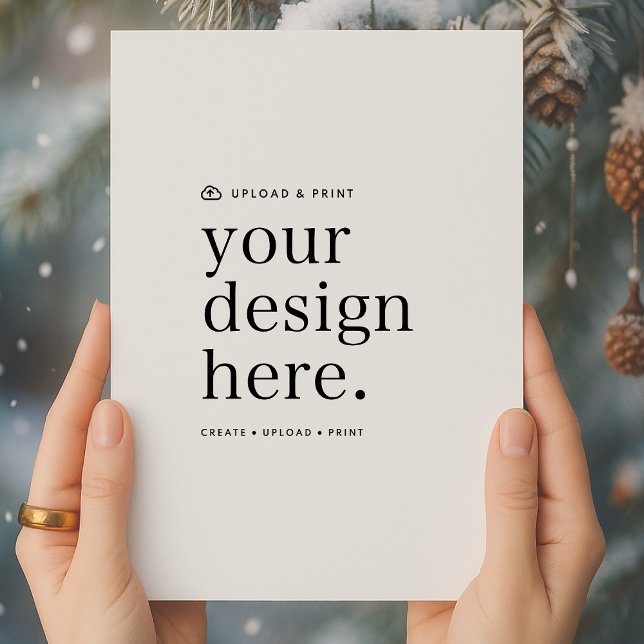 Holiday Card | Your Design Upload Christmas Cards (Creator Uploaded)
