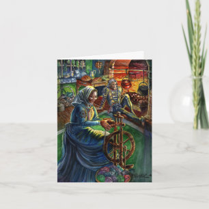 Holiday Card: Yule Log Card