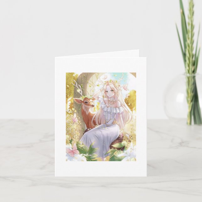 Holiday cards gifts sticker tableware beautiful  (Front)