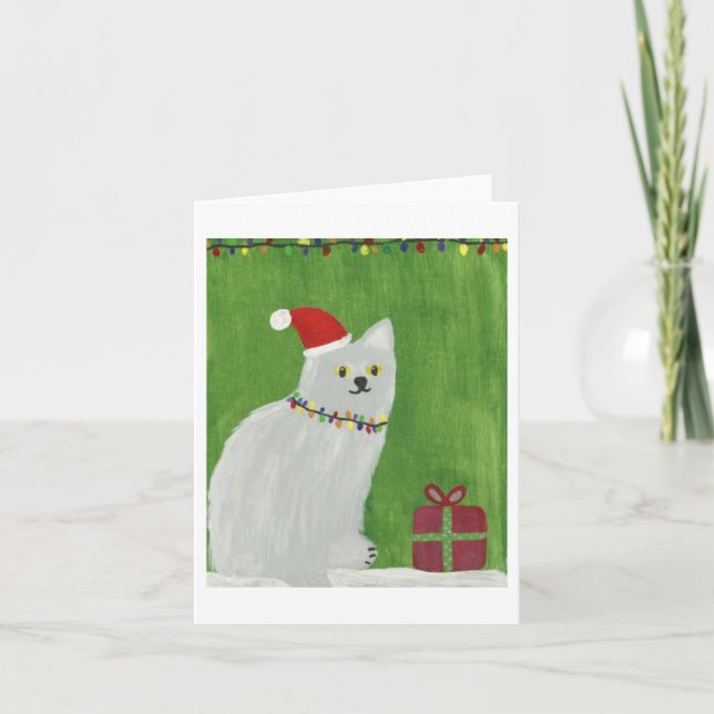 Holiday Cat Card (Front)
