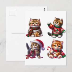 Holiday Cat Magic December Calendar 2026 Edition Postcard