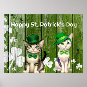 Holiday Cats Print, Value Poster Paper (Matte)