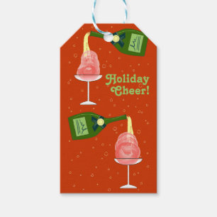 Holiday Celebration Illustration: Holiday Cheer Gift Tags