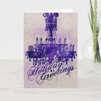 Holiday Chandelier Card