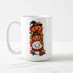 Holiday Characters Stacked Coffee Mug