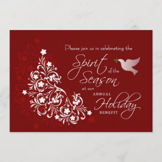 Holiday Charity Benefit Invitation