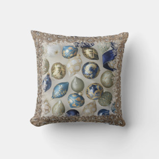 Holiday Cheer Blue Cushion