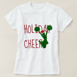 Holiday Cheer Cheerleader Christmas Spirit T-Shirt