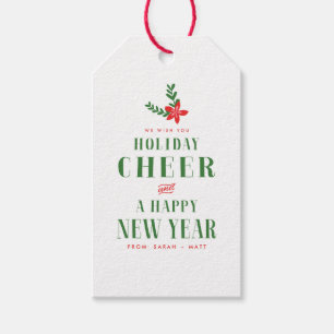 Holiday Cheer Christmas Gift Tags