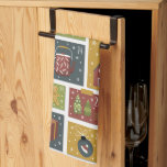 Holiday Cheer | Christmas Hygge Advent Calendar Tea Towel<br><div class="desc">Celebrate the season with this family christmas tea towel featuring cheerful hygge illustrations. Personalise with your family name to make it your own. Perfect gift for family and friends. Fun, festive with a vintage vibe - it's sure to spread holiday cheer throughout the season. Add your custom wording to this...</div>
