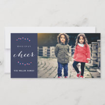Holiday Cheer Christmas Photo Card