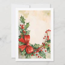 Holiday Cheer in Watercolor