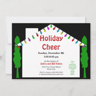 Holiday Cheer Open House Invitation