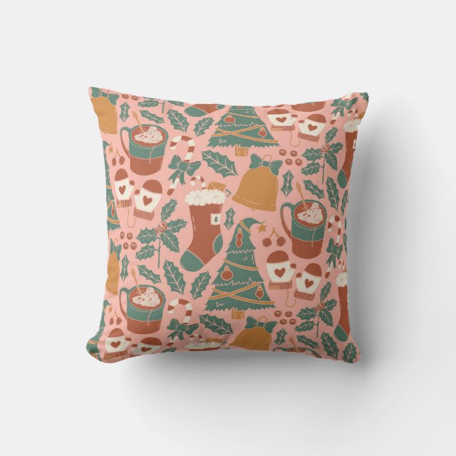 Holiday Cheer Pattern Cushion (Front)