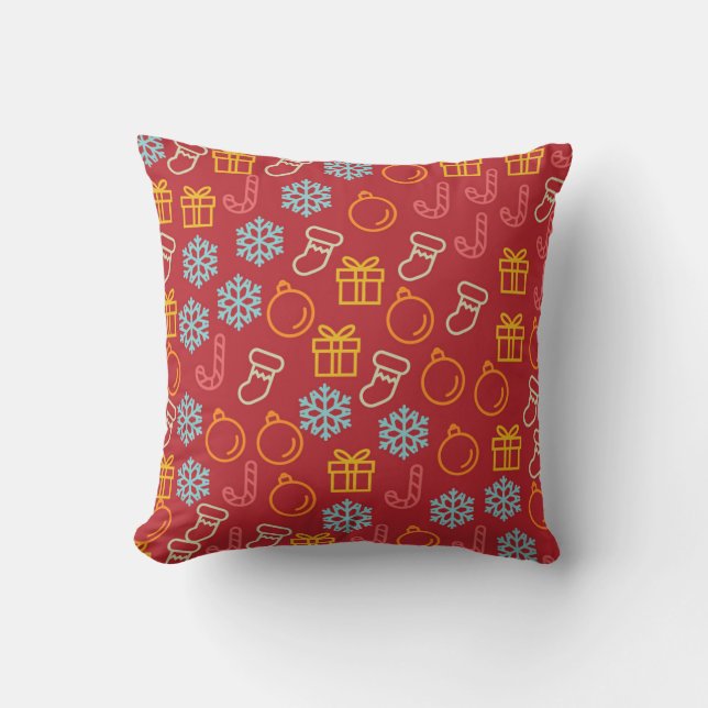 Holiday Cheer Pattern Cushion (Front)