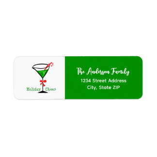 Holiday Cheer Return Address Label