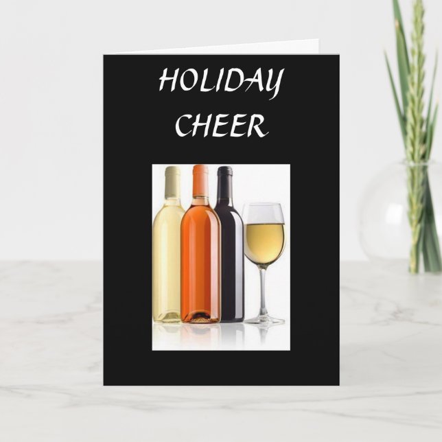 HOLIDAY CHEER THAT LASTS THRU NEW YEAR CARD (Front)