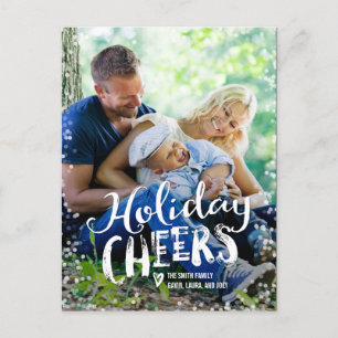 Holiday Cheers Holiday Photo Card Postcard