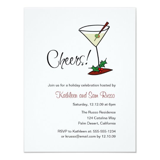 Holiday Cheers Invitation