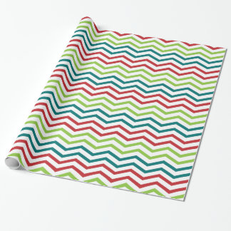 Holiday Chevron Wrapping paper