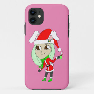 holiday chibi bunnygirl iPhone 11 case