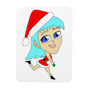 holiday chibi   magnet