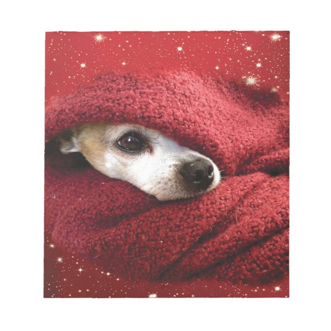 Holiday Chihuahua Notepad (Front)