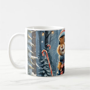 Holiday chipmunk coffee mug