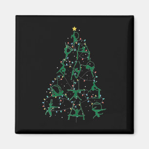 Holiday Christmas Aerial Tree Magnet