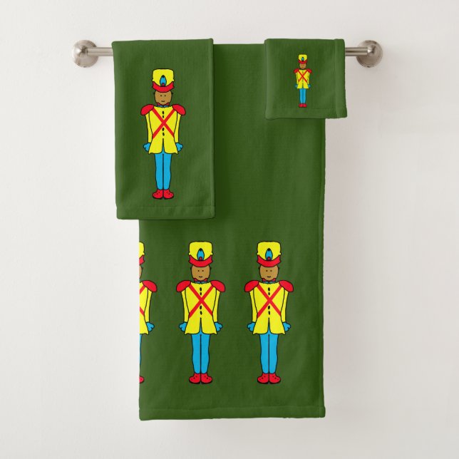 Holiday Christmas Bath Towel Set (Insitu)