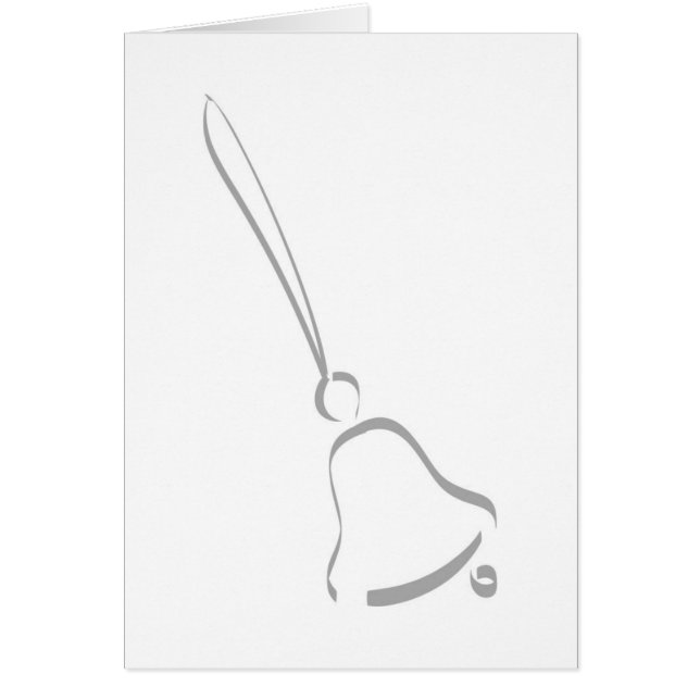 Holiday Christmas Bell Rings Xmas Simple Sketch (Front)