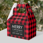 Holiday/Christmas Buffalo Plaid Gift/Favour Box<br><div class="desc">Holiday/Christmas Buffalo Plaid Gift/Favour Box ● Great for small gift such as cookies,  goodies or any home bake item ●●●● Hope you love this design ♥ ♥ ♥ Please let me know if you have any questions ♥ ♥ ♥</div>