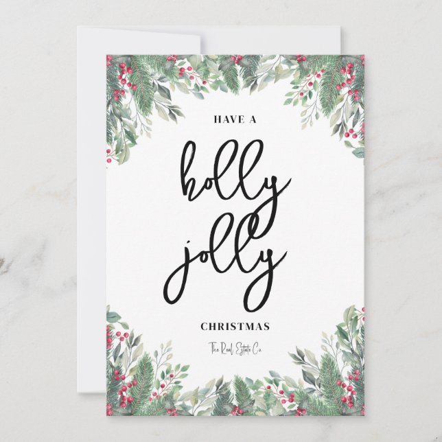 Holiday Christmas Card Company Marketing (Front)