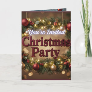 Holiday Christmas Celebration Card