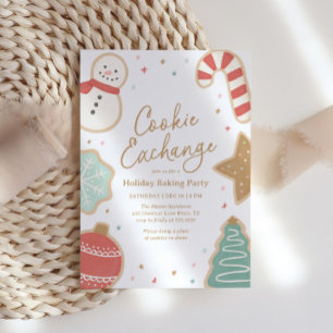 Holiday Christmas Cookie Exchange Party Invitation