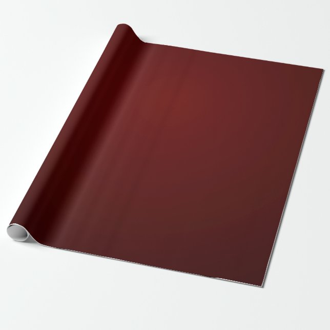 Holiday Christmas cranberry red deep dark saturate Wrapping Paper (Unrolled)