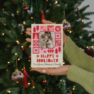 Holiday Christmas customise picture Postcard