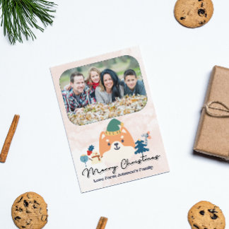 Holiday Christmas customise picture Postcard