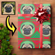 Holiday Christmas Green and Red with Your Photo