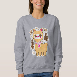 Holiday Christmas Kawaii Llama Sweatshirt
