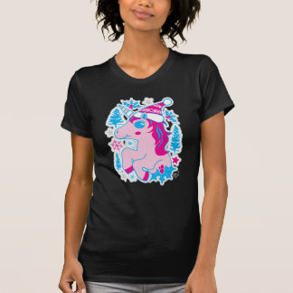 Holiday Christmas Kawaii Unicorn T-Shirt