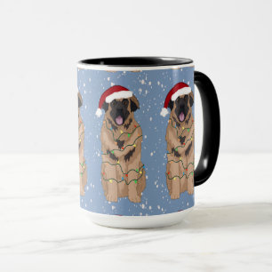 Holiday Christmas Leonberger Mug