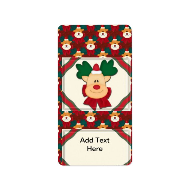 Holiday Christmas Miniature Candy bar wrappers Label (Front)