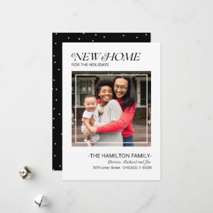 Holiday Christmas Moving Announcement Photo