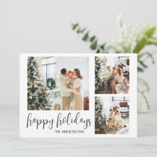 Holiday Christmas New Year family card