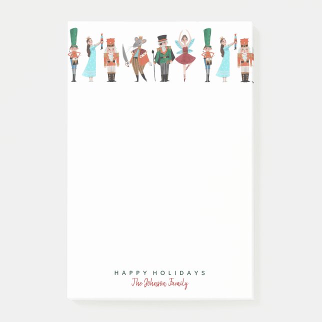 Holiday Christmas Nutcracker Notes | Sticky Notes (Front)