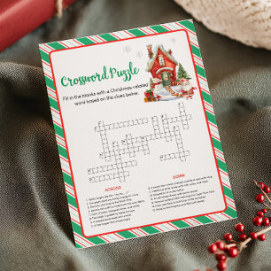 Holiday Christmas Party Crossword Puzzle Game