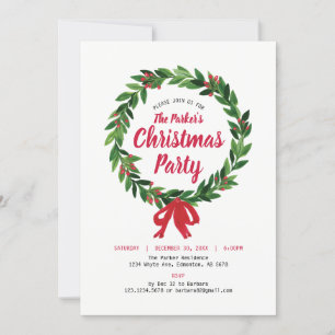 Holiday / Christmas Party Invitation Card