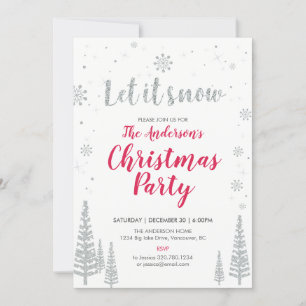 Holiday / Christmas Party Invitation Card